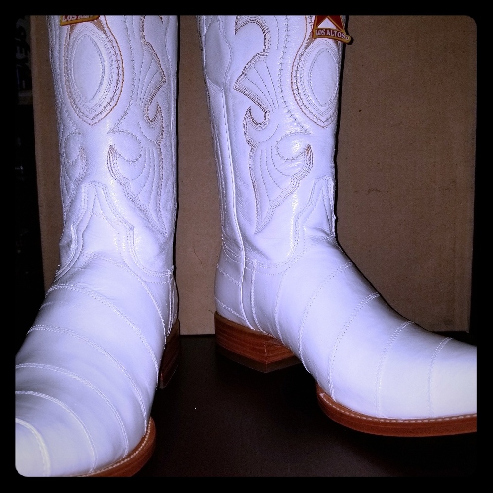 Exotic Eel skin boots